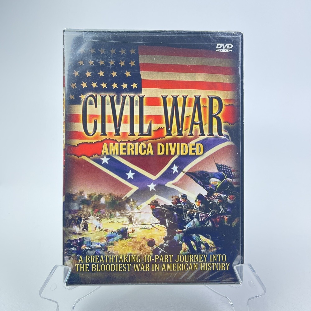 Civil War America Divided DVD 2008 3 Disc Set Union Confederacy